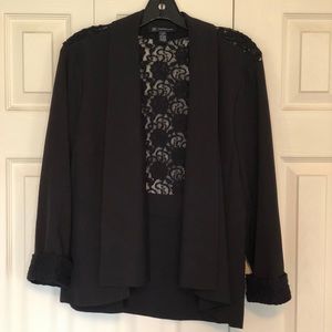 3/4 sleeve blazer
